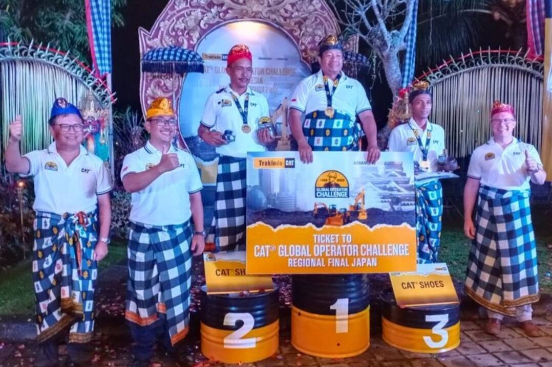 Jadi Juara Nasional, Gunawan Wakili Indonesia di Kompetisi Operator Alat Berat Asia