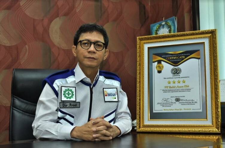 Bukit Asam Raih Penghargaan dalam World Safety Organization Indonesia Safety Culture Award (WISCA) Tahun 2021